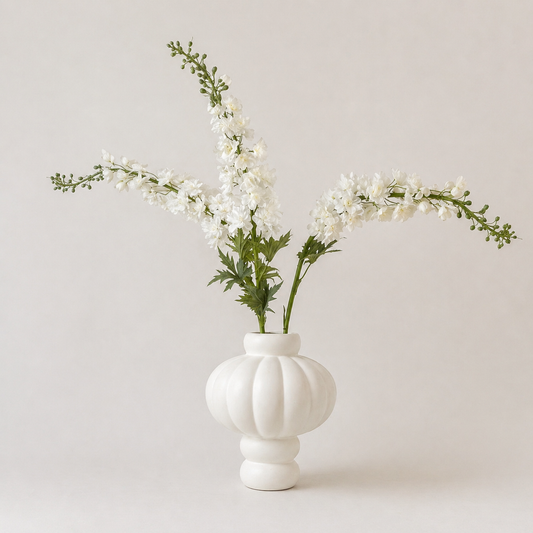 White Delphinium